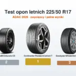 Test opon letnich 225/50 R17 – podium: najlepsze opony w teście ADAC 2026